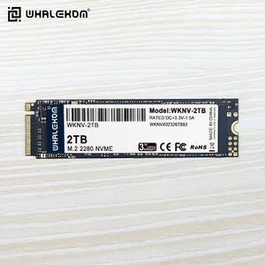 WHALEKOM M.2 NVMe SSD 128 Go 256 Go 512 Go 1 To 2 To Disque dur interne SSD 2280