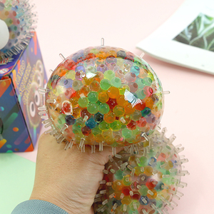 Divertidos Juguetes Sensoriales Antiestrés de Gel con Bolitas de Agua, Pelota Puntiaguda para Niños con Autismo, Juguetes para Apretar y Aliviar el Estrés - Product Image 4
