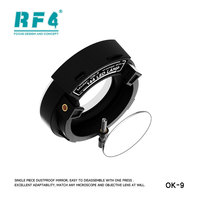 RF4 OK-9 144 LEDs Microscope Anneau Lumière USB Alimenté Lentille Anti-Poussière Illumination sans Ombre pour Station de Soudage SMD de Précision