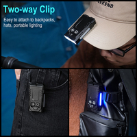 EV15S Lampe de poche EDC tactique 100m Distance de faisceau 22H Runtime Commutateur multifonction pour la police/militaire Chargement USB IP65