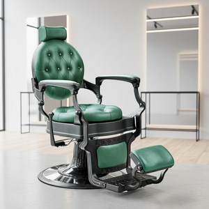 2026 New Arrival of Modern Color <b>Leather</b> Round Bottom Salon Furniture <b>Recliner</b> <b>Chair</b> Large Hydraulic Pump Barber <b>Chair</b> - Product Image 6