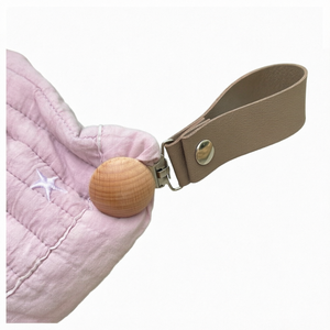 YY 1 pièce Crochets de poussette multifonctionnels durables en cuir PU – Organisateur de rangement pour poussette et couverture, utilisation intérieure/extérieure - Product Image 1