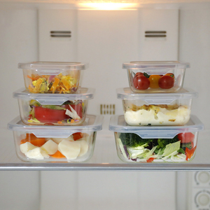 Premium Quality Atomico Heat-Resistant <b>Glass</b> S M L Food Storage <b>Container</b> Set of 2 - Product Image 4