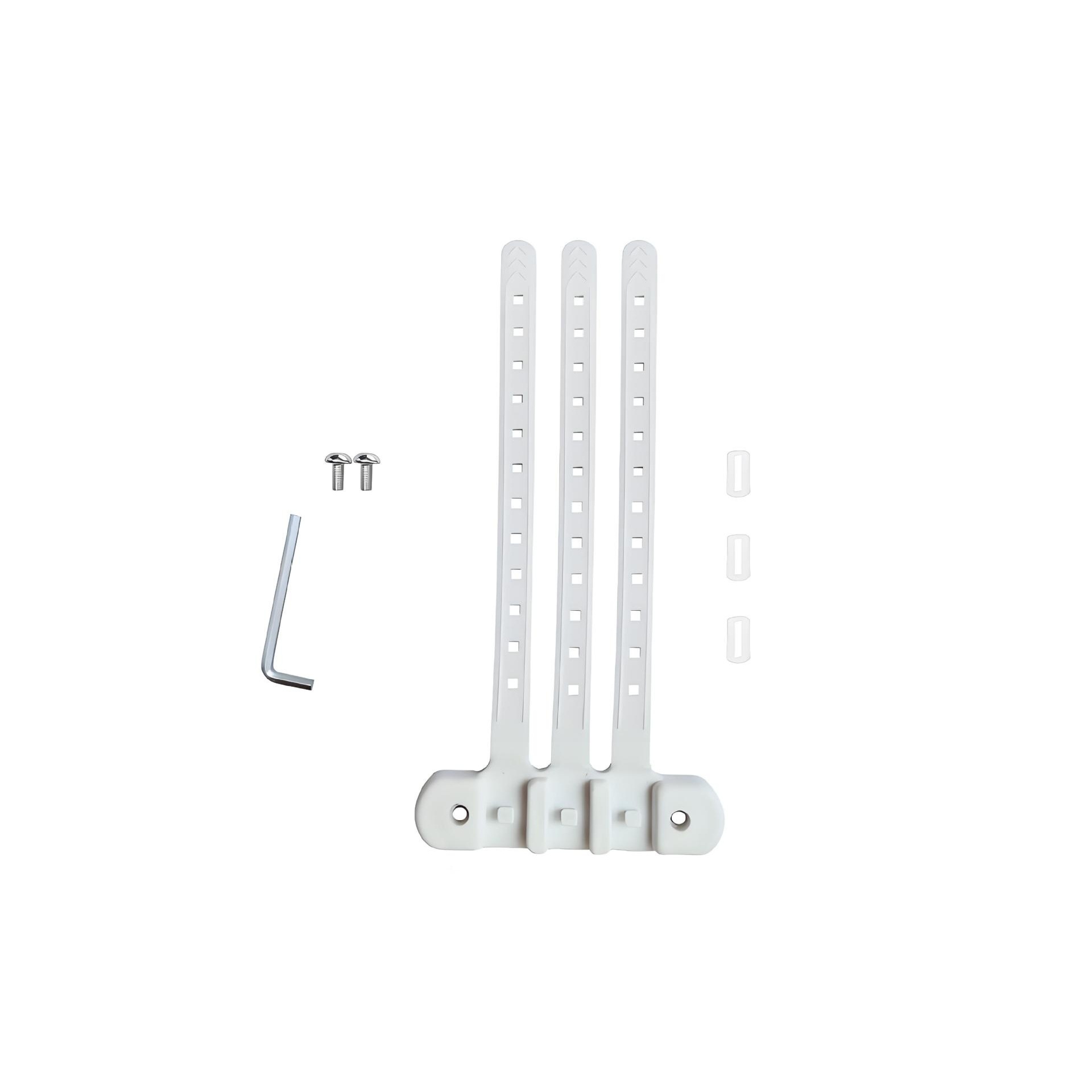 Sangle adaptateur porte-bouteille d'eau en silicone - blanc [trois sangles]