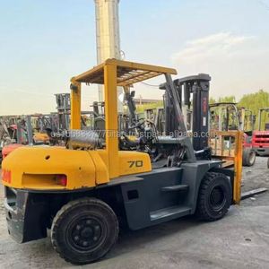 Used TCM FD70 7 Ton Diesel Engine Counterbalance <b>Forklift</b> High Quality Hot Sell 1 Year Warranty Japan Made 2024 Model - Product Image 2