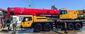 High Quality Used S-A-N-Y 25/50/70/75/80/100/110/130/160/200 Ton Mobile Truck <b>Crane</b> For Road & Building Construction Projects - Product Image 3