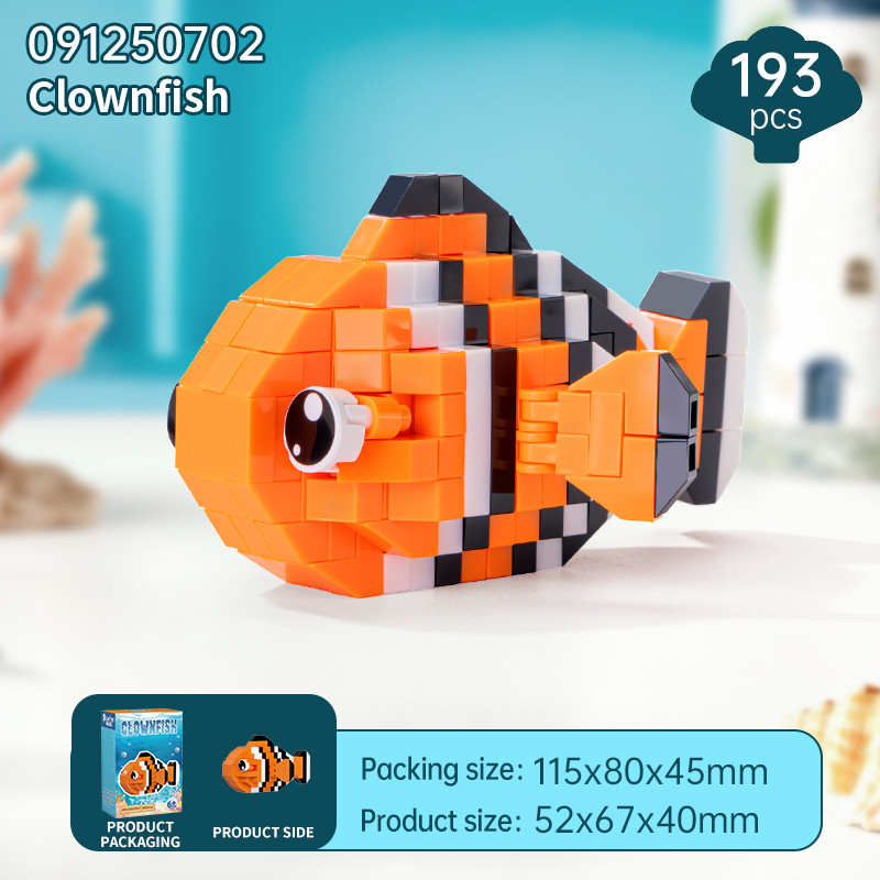 HDX145816 Animaux marins-Poisson clown 193pcs