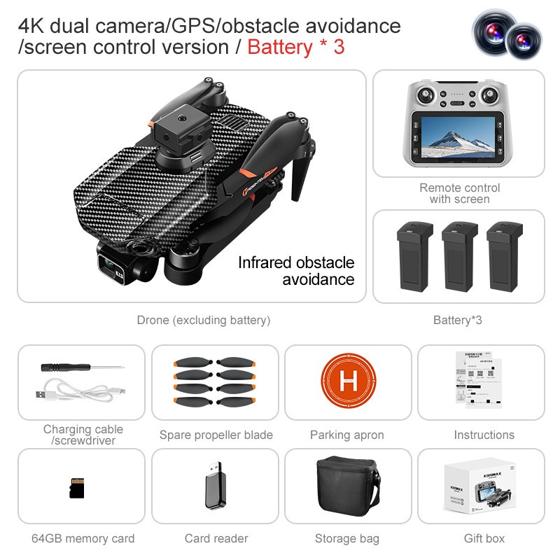 Black Infrared Obstacle Avoidance Three-Electric Version