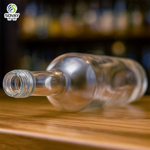 Bán buôn 100ml 200ml 375ml 500ml <span class=keywords><strong>750ml</strong></span> siêu <span class=keywords><strong>Flint</strong></span> chai thủy tinh cho Gin Vodka Whisky tinh thần - Product Image 3