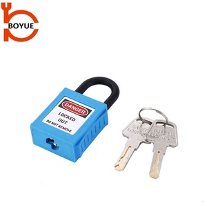 Boyue Chất Lượng Cao Màu Cam 25Mm Nylon Brady Nhựa Key Thạc Sĩ An Toàn Công Nghiệp Ổ Khóa Đầy Màu Sắc Loto Ổ Khóa - Product Image 5
