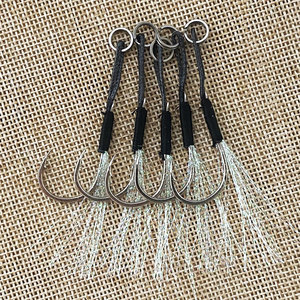 Nhà Máy Bán buôn thép carbon đen dẹt đôi Vòng thép gai sắc nét móc len tấm gắn dây ngoài trời câu cá Nguồn cung cấp - Product Image 5