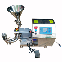 Machine complète pour bouteilles machine de remplissage semi-automatique de cônes de tubes de lait condensé de compote composite