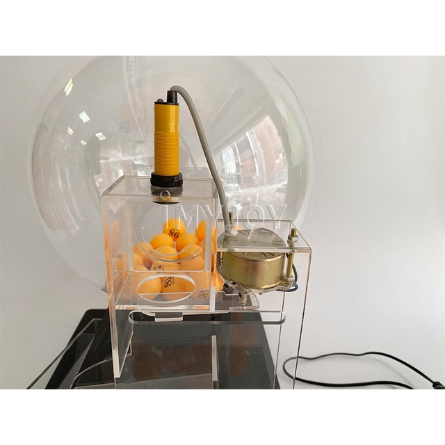 Amusement Park Lucky Game Semi Automatic Lottery Drawing Online International Machine with Lotto Balls