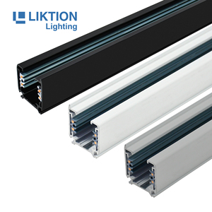 Hotsell 3 Phase 4 Fils Surface Aluminium LED Rail Lumineux COB Projecteur pour Superparket Store Retail Shop - Product Image 4