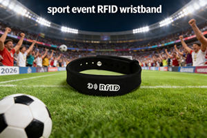 Bracelets en silicone RFID pour événements sportifs, NXP MIFARE Classic EV1 1K, bracelet NFC en silicone pour le contrôle d'accès aux salles de sport/événements - Product Image 4