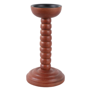 Porte-bougie conique en bois empilable pour la décoration de la maison, salon, cuisine, salle de bain - Product Image 3