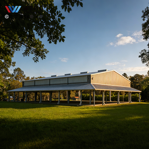Structure de toit en acier préfabriquée antisismique pour arènes de basketball, durable pour les clubs - Product Image 1