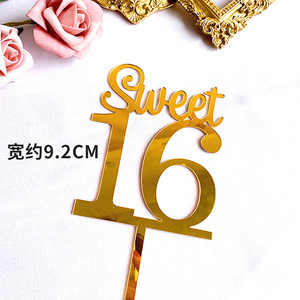 ありがとうああ男の子女の子こんにちは16 18 30 40 <span class=keywords><strong>50</strong></span> 60幸せな結婚式愛アクリルケーキトッパーケーキデコレーション用 - Product Image 4