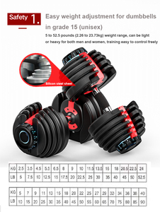Équipement de conditionnement physique de Musculation Réglable Poids Ensemble De Haute Qualité Haltère Réglable - Product Image 4