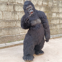 Gorille Animatronique Marchant, Qualité Supérieure, Taille Réelle, Simulation Animatronique, Costume de Gorille, Costume d'Animal