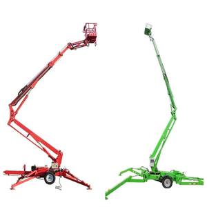Aanhangwagen Gemonteerde Giek <span class=keywords><strong>Lift</strong></span> Sleepbaar Schaarlift Oplegger Gemonteerde Hoogwerker - Product Image 3