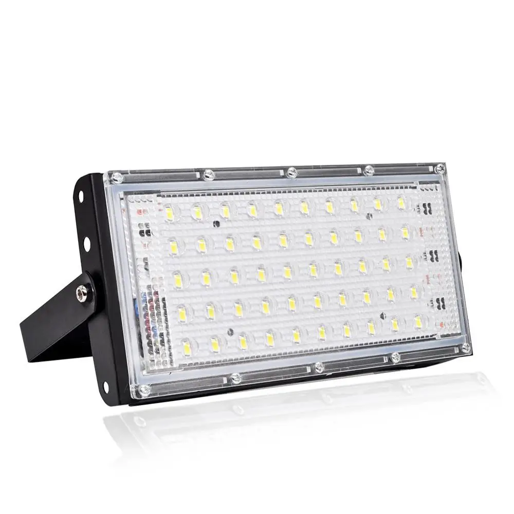 Led Floodlight 50W Waterproof IP65 Outdoor LED Reflector Light Garden Lamp AC 220V 240V Spotlight Street Lighting