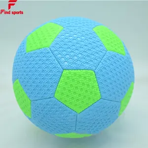 green blue popular texture PVC soft touching Beach Soccer Ball small size football