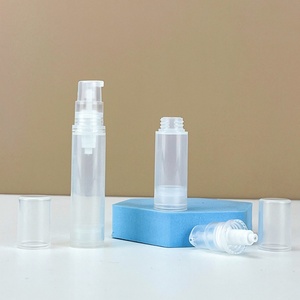 Travel Size Refillable Small <b>Mini</b> Airless Lotion Pump Spray <b>Bottle</b> for Cosmetic Lotion Packaging 5ml 10ml 15ml - Product Image 3