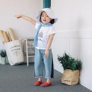 Shopping en ligne en Inde, jeans pour enfants, pantalons à jambes larges du Bangladesh - Product Image 1