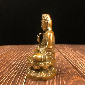 รูปปั้นทองสั<span class=keywords><strong>ม</strong></span>ฤทธิ์และทองเหลืองของพระโพธิสัตว์เจ้าแม่<span class=keywords><strong>กวน</strong></span><span class=keywords><strong>อิ</strong></span><span class=keywords><strong>ม</strong></span>นั่งอยู่<span class=keywords><strong>บน</strong></span>บัลลังก์ดอกบัวรูปปั้นทางศาสนาที่กำหนดเองของเทพเจ้าและพระพุทธรูป - Product Image 5