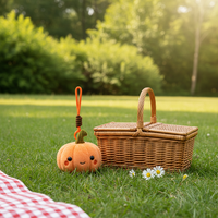 Gantungan Kunci Boneka Buah Mini Lucu Grosir, Mainan Buah Lembut, Boneka Gantungan Kunci, Mainan Hewan Boneka Custom