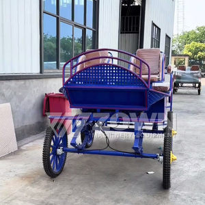 Chariot d'entraînement équestre populaire pour chevaux de tourisme, violet, à quatre roues - Product Image 4