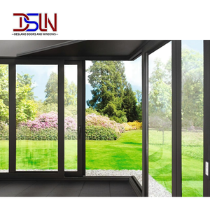 ประตูบานเลื่อน UPVC คุณภาพสูงสไตล์อเมริกัน ตกแต่งภายในทันสมัย กระจกบนกรอบพลาสติก หน้าต่างโพลีไวนิลคลอไรด์ - Product Image 4