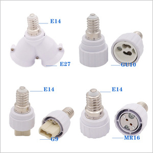HoneyFly-Soporte de enchufe de lámpara E14 a <span class=keywords><strong>G9</strong></span> G5.3 GU10 E27, <span class=keywords><strong>conector</strong></span> convertidor de 250V 2A, adaptador de Base de bombilla halógena, accesorios de iluminación - Product Image 3