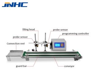 Máquina de llenado de líquido de aceite de miel neumática automática Tipo de mesa Botella pequeña Perfume Champú Relleno para embalaje de bolsas de viales de vidrio - Product Image 6