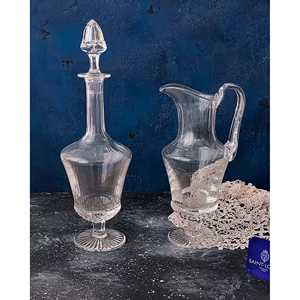 Carafe et bouteille classiques Saint Louis, logo personnalisé, verre à shot en cristal, carafe pour whisky, whisky, matériau en métal et plastique - Product Image 1
