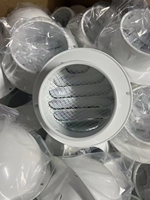 Grille d'aération ronde à économie d'énergie flexible en acier inoxydable 201/304 pour hottes de cuisinière échappement de cuisine utilisation extérieure et hospitalière