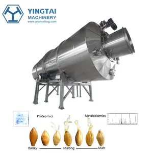 Craft malt/micro malt2tons, 5tons, 10tons Drum Type Craft Malting Machine for Craft Breweries, Distilleries and Baking Factories