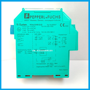 Module de relais de sécurité Pepperl+Fuchs KFA6-DWB-Ex1.D pour la conversion de signaux industriels - Product Image 3