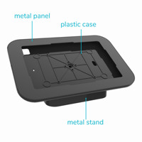 Support de tablette de sécurité pour iPad, support antivol pour tablette PC, support mural pour Samsung Lenovo, support de tablette de bureau verrouillable