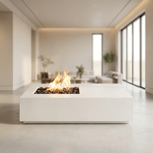 Brasero sans fumée en <span class=keywords><strong>terre</strong></span> <span class=keywords><strong>cuite</strong></span> Combustion 165-99-39cm, foyer extérieur pour bois/gaz/alkohol, foyer intérieur à gaz - Product Image 6