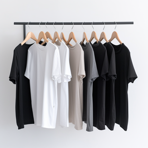 เสื้อยืดผ้าฝ้ายขนาดใหญ่สำหรับผู้ชายเสื้อยืดพิมพ์ลายนูนสำหรับ3D โลโก้ตามสั่ง - Product Image 1