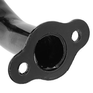 HIAORS Performance tube de chambre d'extension du silencieux d'échappement pour 2 temps 50cc 66cc 80cc moteur moteur à gaz vélo noir - Product Image 6