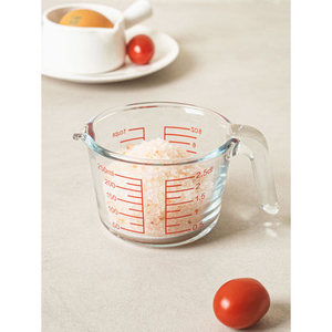 250ml di vetro resistente al calore misurino per latte liquido acqua di tè strumento di misurazione per uso domestico cucina - Product Image 1