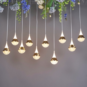 LT250060-98 đám cưới đạo cụ 3-đầu Acrylic hoa đèn chùm đèn trang trí ưa thích treo cho đám cưới - Product Image 4