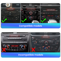 Radio para Coche Junsun con CarPlay Inalámbrico y Android Auto para Audi A5 2009-2016, Multimedia GPS 2din para Audi A5 2009-2016