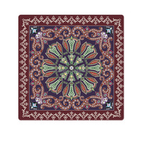 Tapis de jeu de mahjong de casino portable, luxueux, moderne, en velours de cristal caoutchouté, écologique, résistant à l'eau, antidérapant et durable