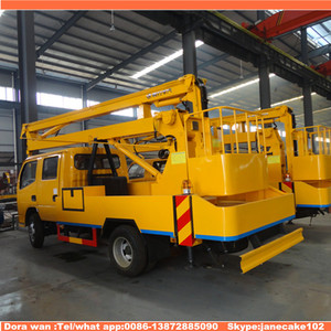 DFAC nuovo isolato bracci di lavoro aereo 14 m 16 m 18 m telescopica idraulica boom piattaforma aerea <span class=keywords><strong>camion</strong></span> per la vendita - Product Image 4