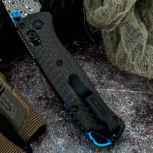 Oferta Especial: Navaja Plegable Benchmade 535-3 Bugout, Acero de Damasco, Mango de Fibra de Carbono, Envío Rápido desde EE. UU., Navaja de Bolsillo EDC para Exteriores - Product Image 5