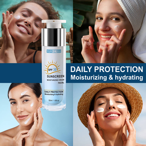 <span class=keywords><strong>Crema</strong></span> Solare <span class=keywords><strong>Idratante</strong></span> 2-in-1 <span class=keywords><strong>SPF</strong></span> 30 - Protezione ad Ampio Spettro UVA/UVB, <span class=keywords><strong>Crema</strong></span> <span class=keywords><strong>Viso</strong></span> Non Grassa, Servizio OEM Certificato GMP - Product Image 6